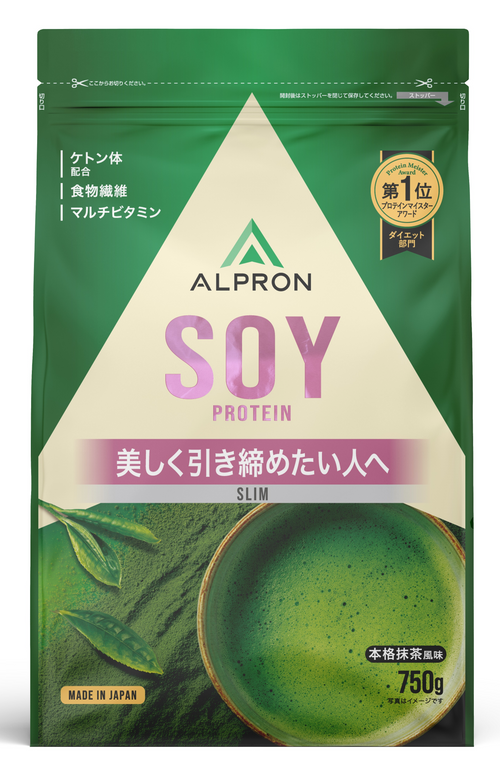 ALPRON SLIM Soy Protein Authentic Matcha 750g