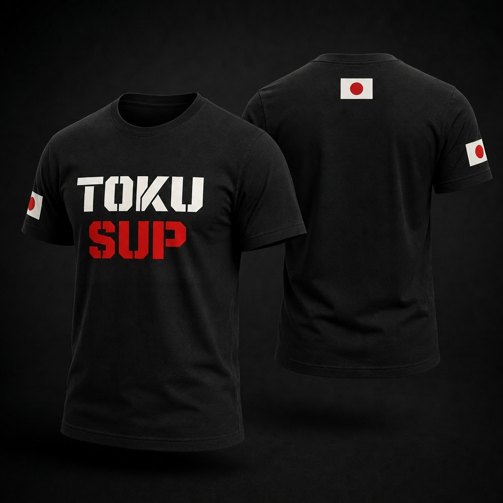 Toku Sup Crew-Neck Tee — Black